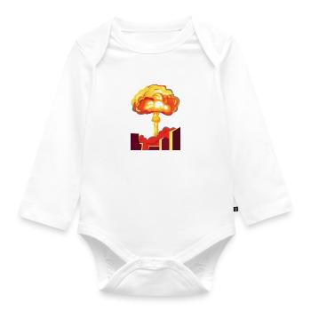 Robert Oppenheimer - Organic Longsleeve Baby Bodysuit - white - Front