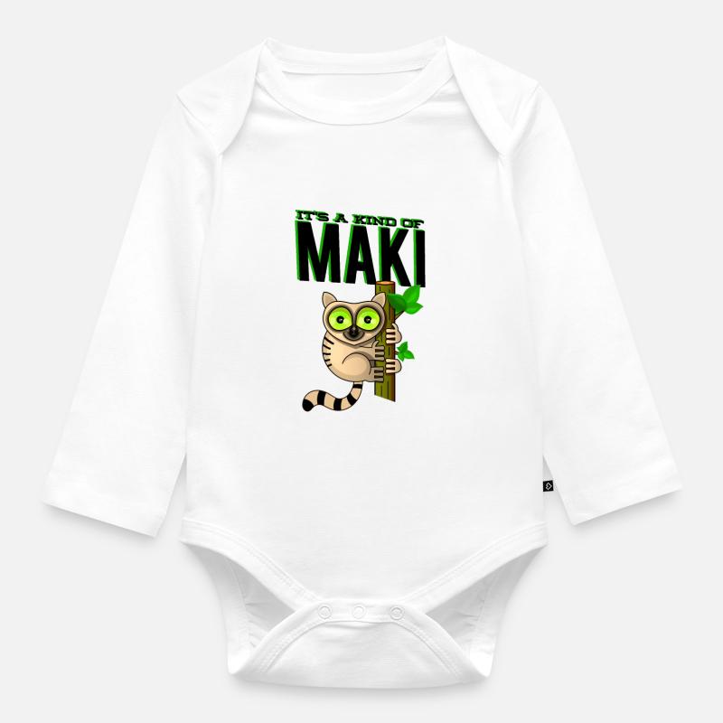 C'est une sorte de MAKI - juste mignon - Body Bébé bio manches longues - blanc