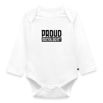 Beruf Soziologie Student Gesellschaft Soziologe - Baby Bio-Langarm-Body - Weiß - Vorne
