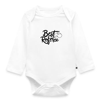 Best Referee Referee Referee Team - Organic Longsleeve Baby Bodysuit - white - Front