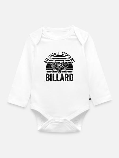 Billard Billards - Baby Bio-Langarm-Body - 