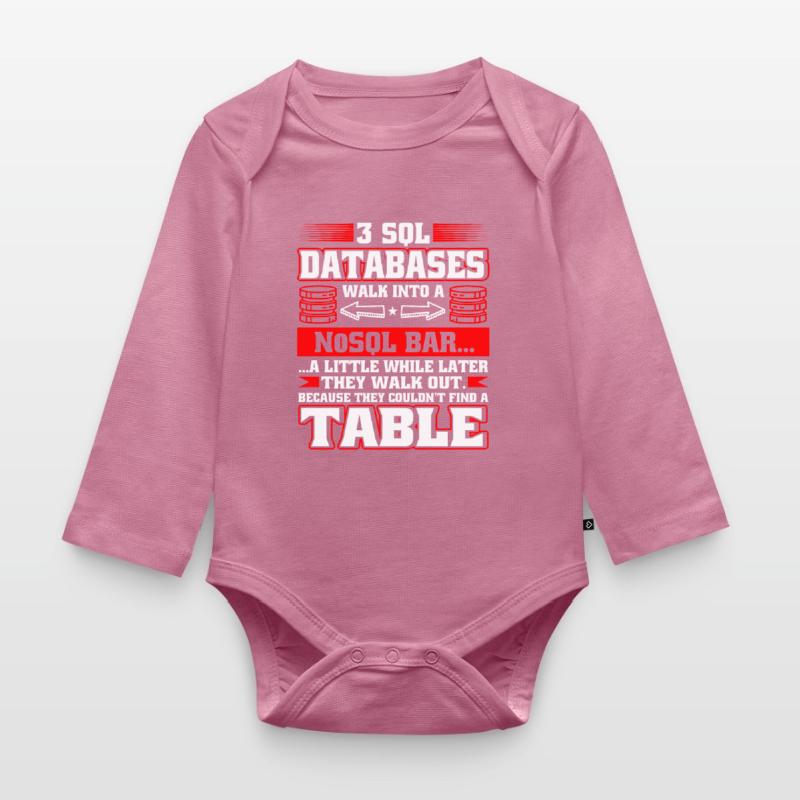 Database Administrator SQL Database Admin Body Bébé bio manches longues