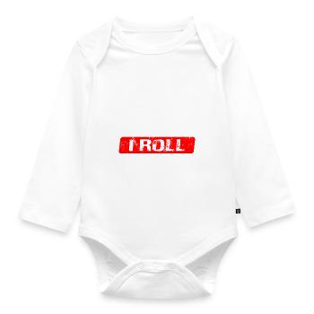 Truck Truck Driver This Is How I Roll Truck Driver - Organic Longsleeve Baby Bodysuit - white - Front