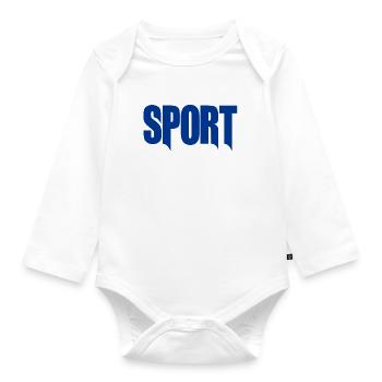 Sport - Organic Longsleeve Baby Bodysuit - white - Front