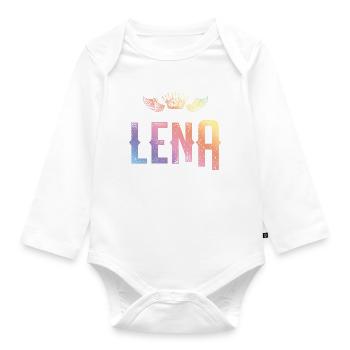 Lena - Body Bébé bio manches longues - blanc - Devant