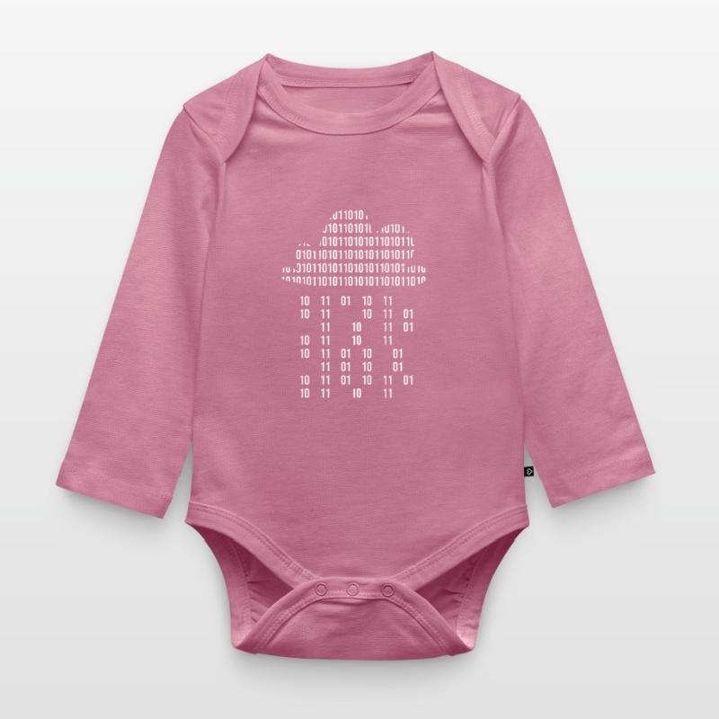 Funny Developer Programmer Cloud Codes Baby Bio-Langarm-Body