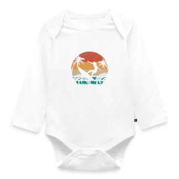 Surfeur d’eau Mama Surf d’eau Mama Surf - Body Bébé bio manches longues - blanc - Devant