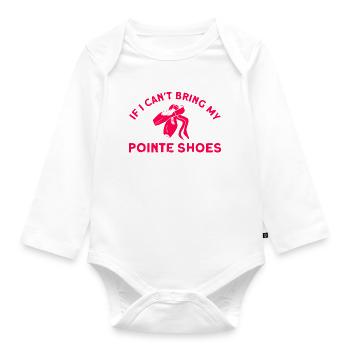 Ballet Dance Ballet Dance Ballerina Gift - Organic Longsleeve Baby Bodysuit - white - Front