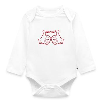 Ich Bin Meister Heimwerker - Handwerker Meister - Baby Bio-Langarm-Body - Weiß - Vorne