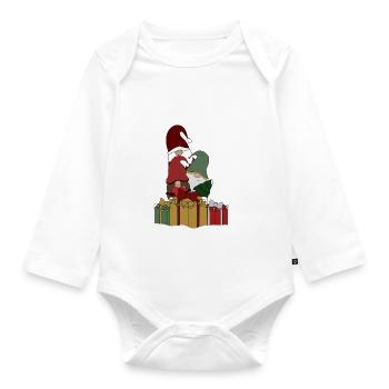 Wichtel - Baby Bio-Langarm-Body - Weiß - Vorne