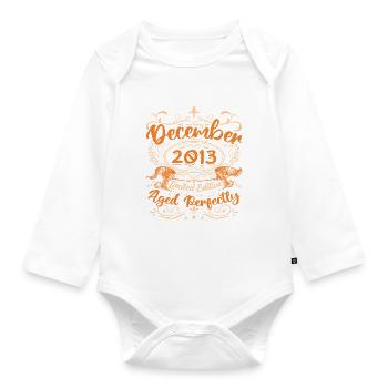 December 2013 | Limited Edition - Organic Longsleeve Baby Bodysuit - white - Front