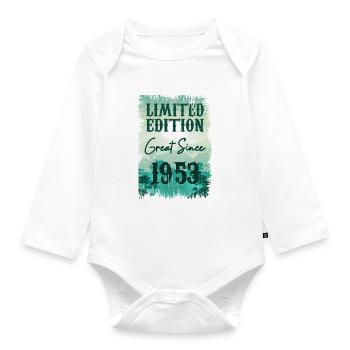 Einzigartig seit 1953 - Baby Bio-Langarm-Body - Weiß - Vorne