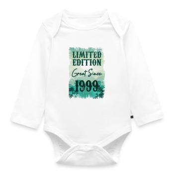 Einzigartig seiner Art seit 1999 - Baby Bio-Langarm-Body - Weiß - Vorne