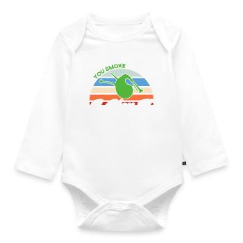 Cornemuse écossaise Cornemuse Cornemuse Gesche - Body Bébé bio manches longues - blanc - Devant