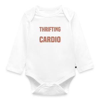 Secondhandladen Secondhand Öko Hipster Gebraucht - Baby Bio-Langarm-Body - Weiß - Vorne