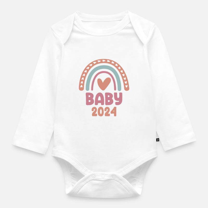 Bébé 2024 - Body Bébé bio manches longues - blanc