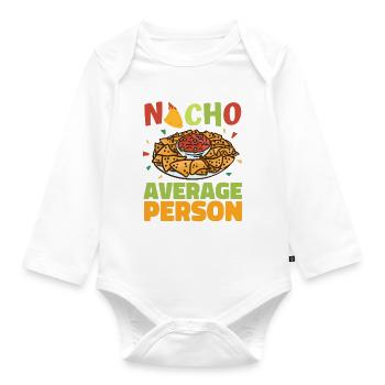 Nacho Salsa Dip Mexikanisch Mexiko Latino - Baby Bio-Langarm-Body - Weiß - Vorne