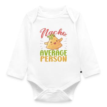 Nacho Salsa Dip Mexikanisch Mexiko Latino - Baby Bio-Langarm-Body - Weiß - Vorne