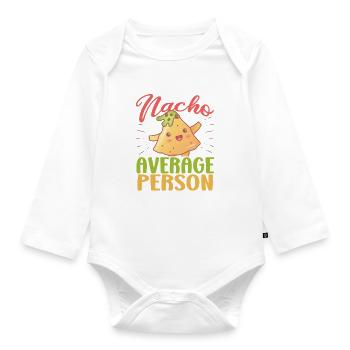 Nacho Salsa Dip Mexikanisch Mexiko Latino - Baby Bio-Langarm-Body - Weiß - Vorne
