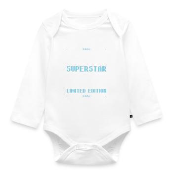 Mama Limited Edition Saying - Organic Longsleeve Baby Bodysuit - white - Front