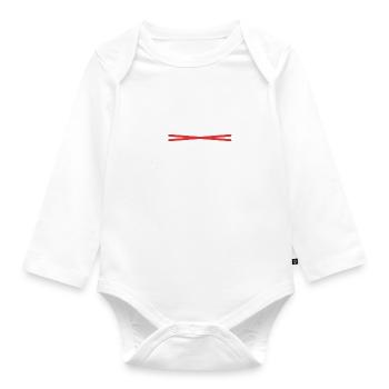 Eat Edit Edit Repeat Videobearbeiter - Baby Bio-Langarm-Body - Weiß - Vorne