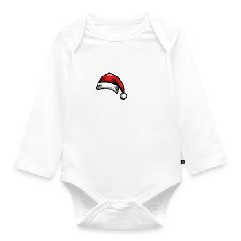 28 Numéro Noël - Body Bébé bio manches longues - blanc - Devant