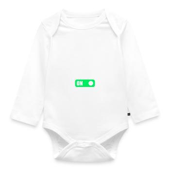 Doctor Mode On - Medical Humor Hospital Doctor - Organic Longsleeve Baby Bodysuit - white - Front
