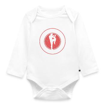 Les combats de Muay Thai résolvent tous mes problèmes - Drôle - Body Bébé bio manches longues - blanc - Devant