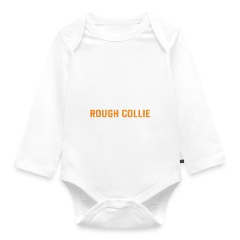 Rough Collie Dog Lover Uncle Rough Collie Uncle - Baby Bio-Langarm-Body - Weiß - Vorne
