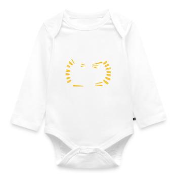 Tata la reine des gâteaux - Body Bébé bio manches longues - blanc - Devant