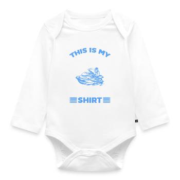 C’est mon meilleur t-shirt Jetski Jetski Driver Jetski - Body Bébé bio manches longues - blanc - Devant