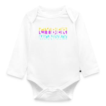 Cyber Monday shopping spree - Organic Longsleeve Baby Bodysuit - white - Front