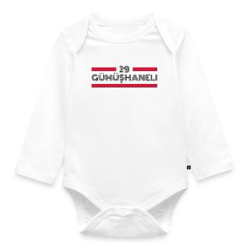 Gümüshane 29 Turkey Turkiye gift holiday TR - Organic Longsleeve Baby Bodysuit - white - Front