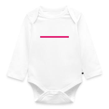 Hör auf die mutti - Baby Bio-Langarm-Body - Weiß - Vorne