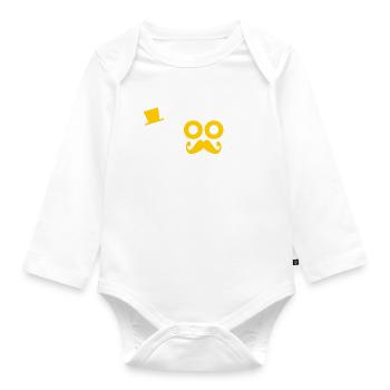 Team groom - Baby Bio-Langarm-Body - Weiß - Vorne