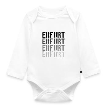 Erfurt - Organic Longsleeve Baby Bodysuit - white - Front