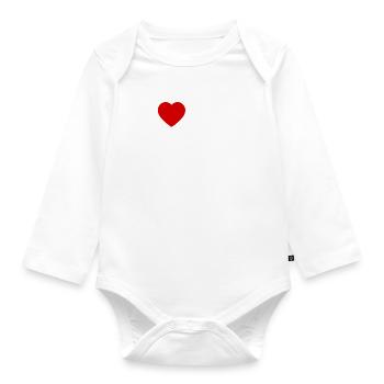 I love my coach - Baby Bio-Langarm-Body - Weiß - Vorne