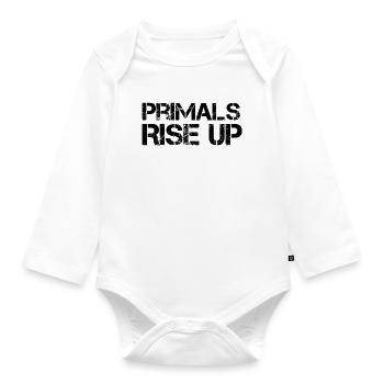 Primals - Rise up - Baby Bio-Langarm-Body - Weiß - Vorne