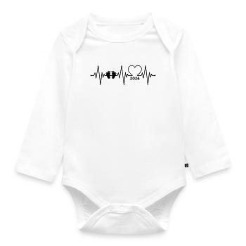 Baby 2026 - Baby Bio-Langarm-Body - Weiß - Vorne