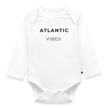 ATLANTIC VIBE - Organic Longsleeve Baby Bodysuit - white - Front