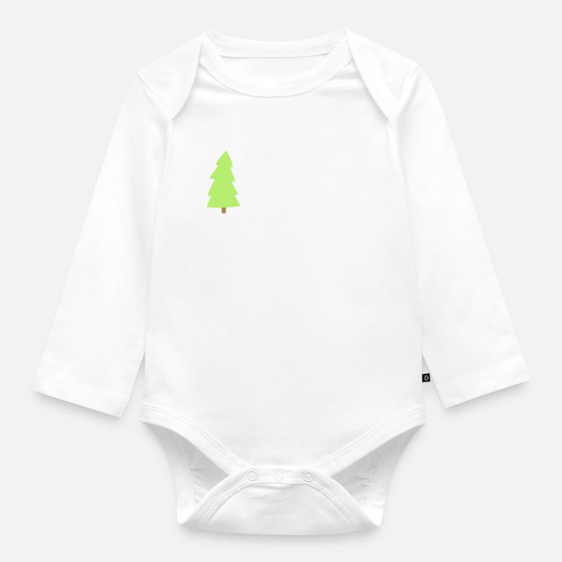 Xmas Denglisch - Ä TÄNNSCHEN PLEASE! - Baby Bio-Langarm-Body - Weiß