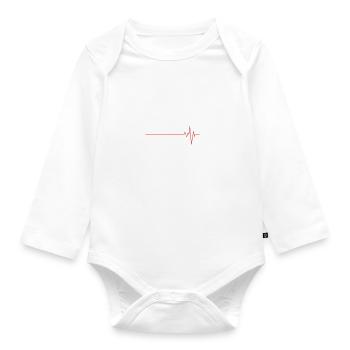 Lieblingsmensch - Baby Bio-Langarm-Body - Weiß - Vorne