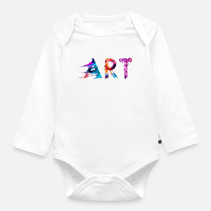 Art - Body Bébé bio manches longues - blanc