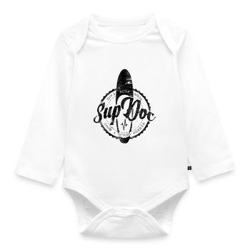 Sup Doc - Organic Longsleeve Baby Bodysuit - white - Front