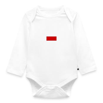 Pologne - Body Bébé bio manches longues - blanc - Devant
