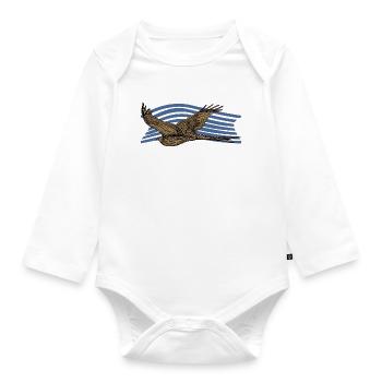 Bird - Organic Longsleeve Baby Bodysuit - white - Front