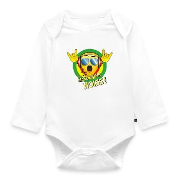 Make some noise - The Goodeys ® - Baby Bio-Langarm-Body - Weiß - Vorne