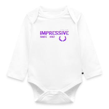 Impressive since 1982 - Organic Longsleeve Baby Bodysuit - white - Front