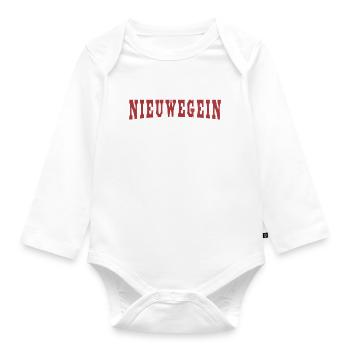 Nieuwegein - Baby Bio-Langarm-Body - Weiß - Vorne