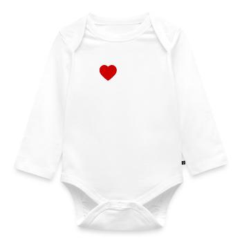 I love my coach - Baby Bio-Langarm-Body - Weiß - Vorne